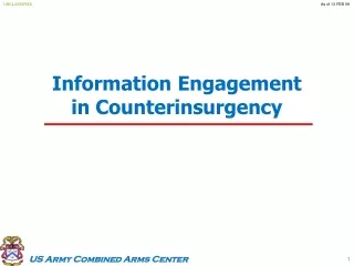 Information Engagement in Counterinsurgency