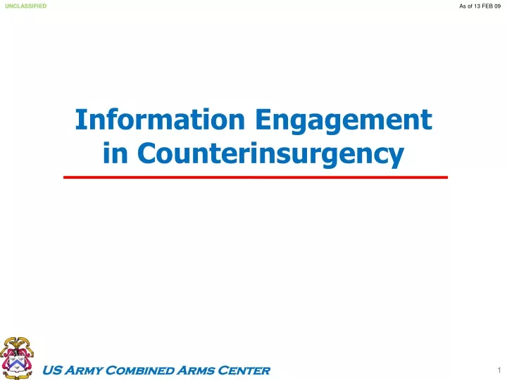 information engagement in counterinsurgency