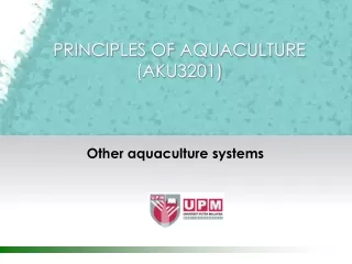 PRINCIPLES OF AQUACULTURE (AKU3201)
