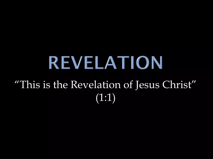 revelation