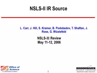 NSLS-II IR Source
