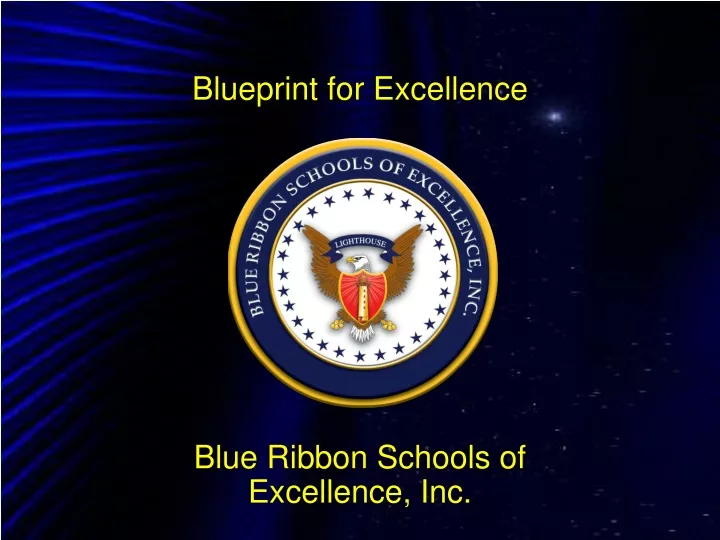 blueprint for excellence