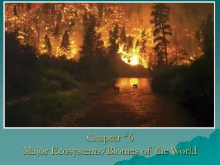 Chapter  # 6 Major Ecosystems/Biomes of the World