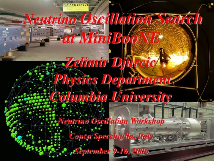 neutrino oscillation search at miniboone