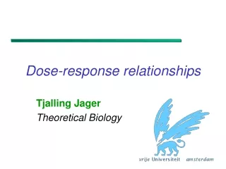 Dose-response relationships