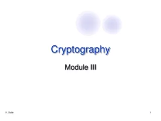 Cryptography