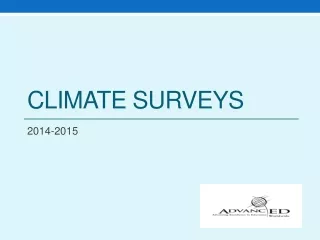 Climate Surveys