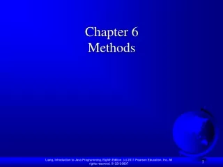 Chapter 6  Methods