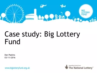 Case study: Big Lottery Fund
