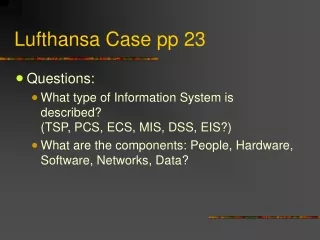 Lufthansa Case pp 23