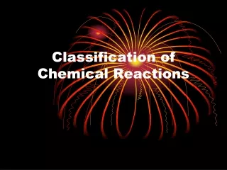 Classification of Chemical Reactions