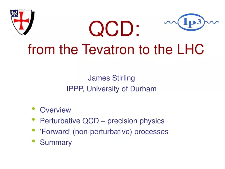 qcd from the tevatron to the lhc