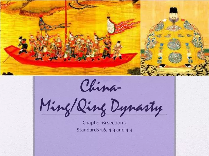 china ming qing dynasty