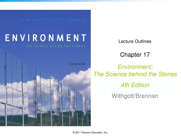 lecture outlines chapter 17 environment