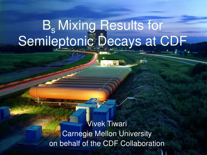 b s mixing results for semileptonic decays at cdf