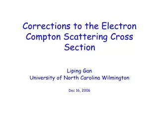 Corrections to the Electron Compton Scattering Cross Section