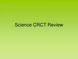 Science CRCT Review