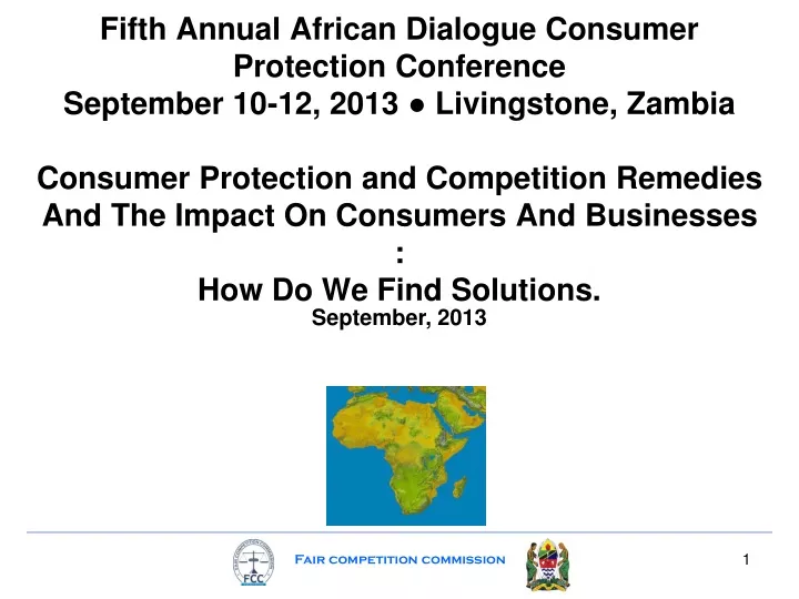 fifth annual african dialogue consumer protection