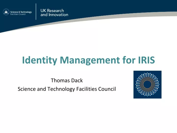 identity management for iris