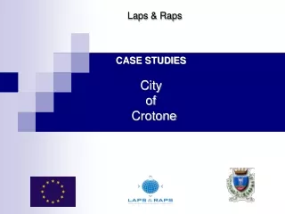 CASE STUDIES   City          of       Crotone