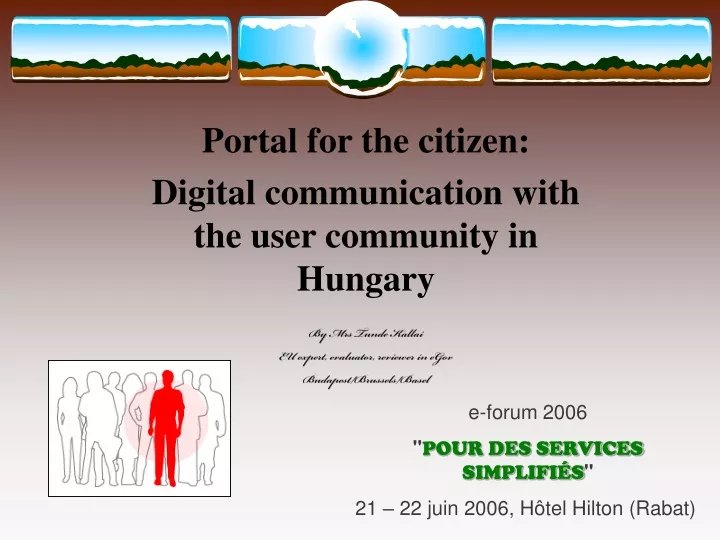 portal for the citizen digital communication with