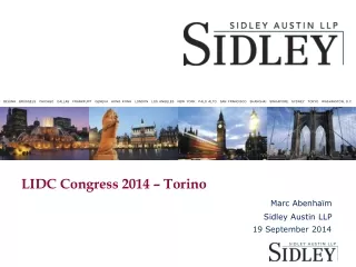 LIDC Congress 2014 – Torino