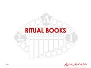 RITUAL BOOKS