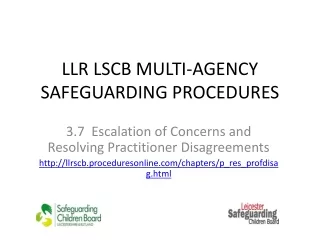 LLR LSCB MULTI-AGENCY SAFEGUARDING PROCEDURES