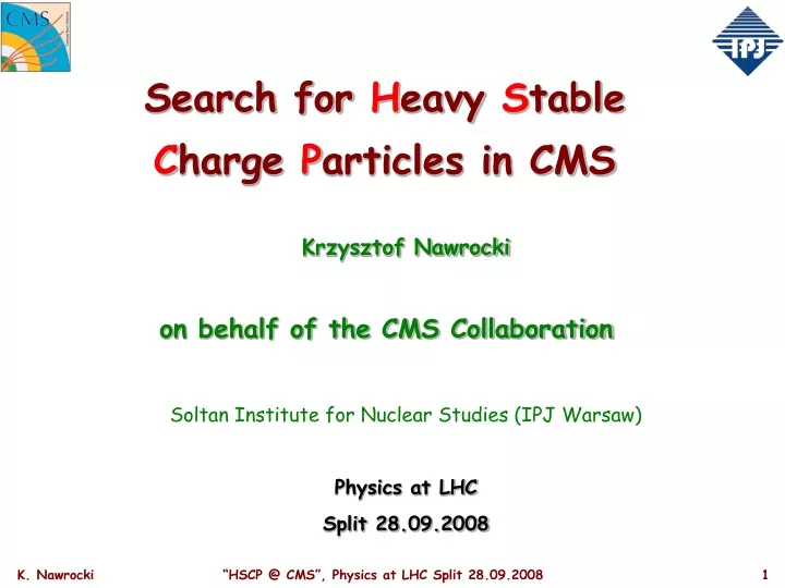 search for h eavy s table c harge p articles in cms