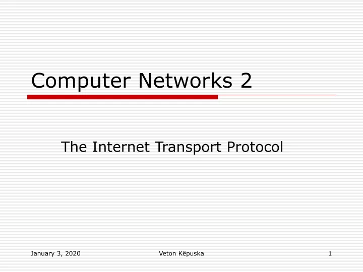 computer networks 2