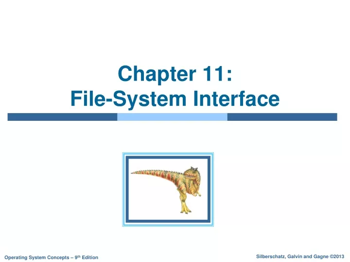 chapter 11 file system interface