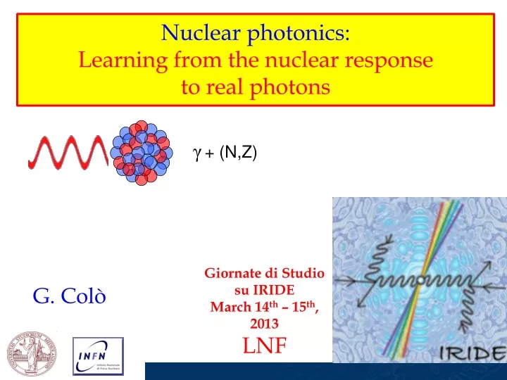nuclear photonics learning from the nuclear response to real photons
