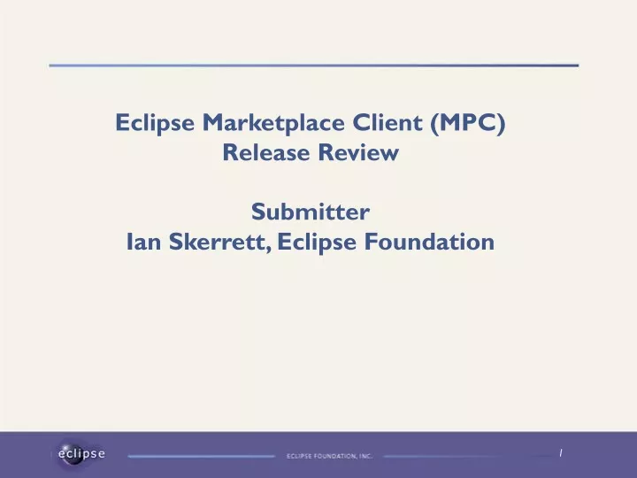 eclipse marketplace client mpc release review