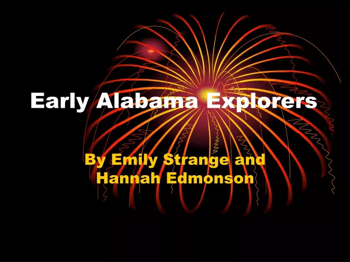 early alabama explorers