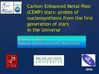 Timothy C. Beers National Optical Astronomy Observatory