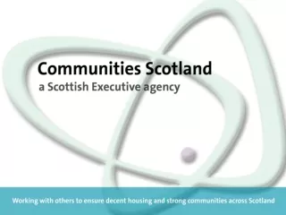 Richard Leckerman Mental Health &amp; Well-being Co-ordinator Communities Scotland