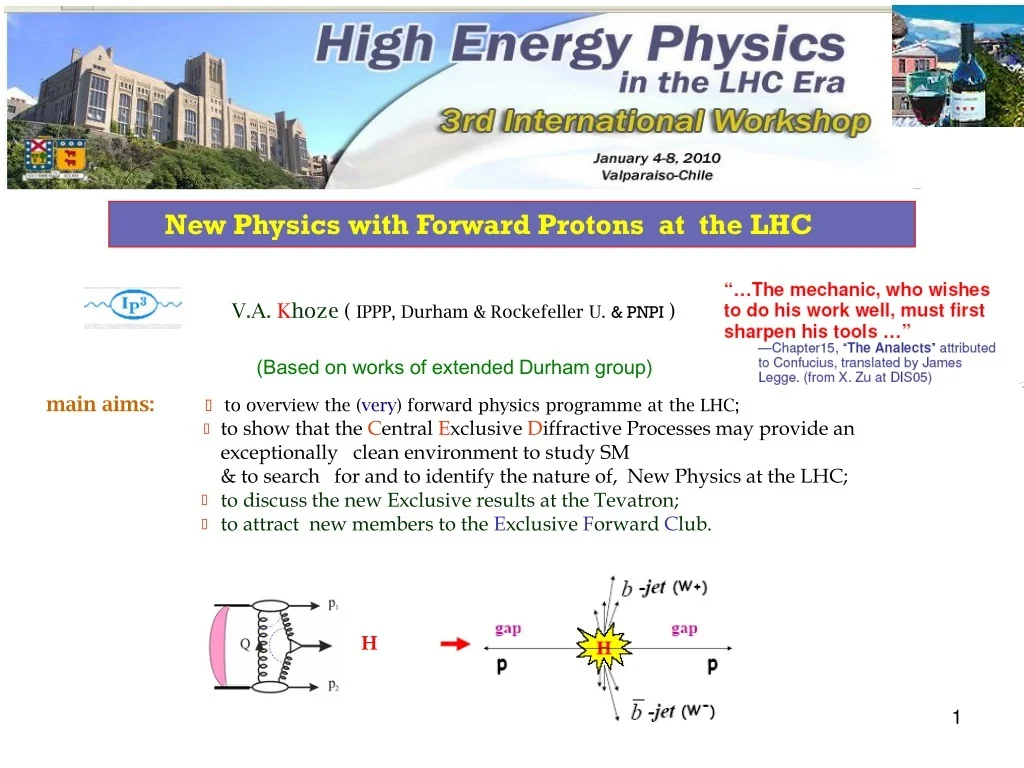 PPT - New Physics with Forward Protons at the LHC PowerPoint ...