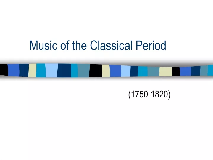 music of the classical period