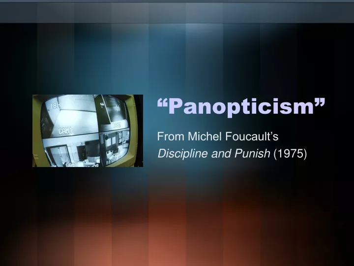 panopticism