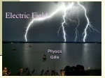 Electric Field - slide 1