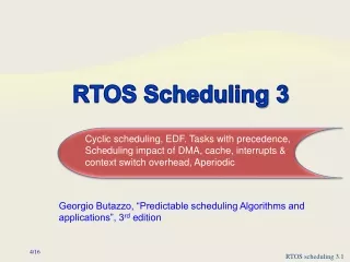 RTOS Scheduling 3