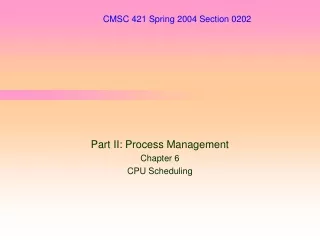 CMSC 421 Spring 2004 Section 0202