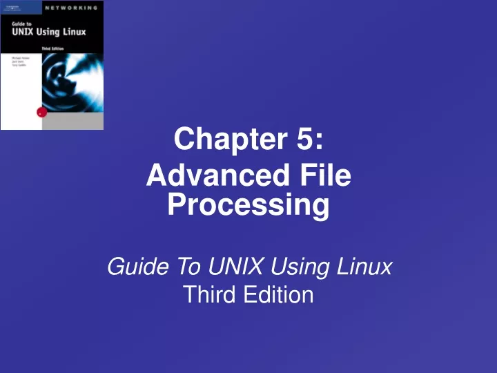 guide to unix using linux third edition