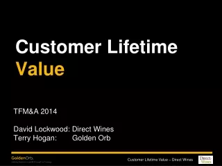 Customer Lifetime  Value