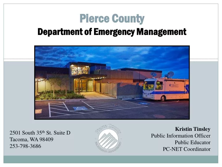 pierce county department of emergency management