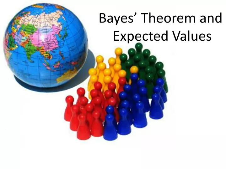 bayes theorem and expected values
