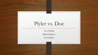 Plyler vs. Doe
