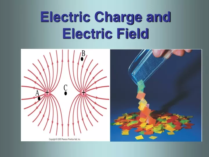 electric charge and electric field