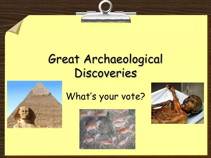 great archaeological discoveries