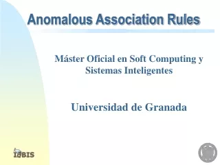 Anomalous Association Rules